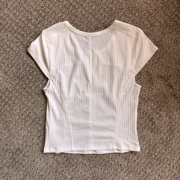 Free People Movement  Tempo Ribbed Baby Tee - white - Picture 4 of 6